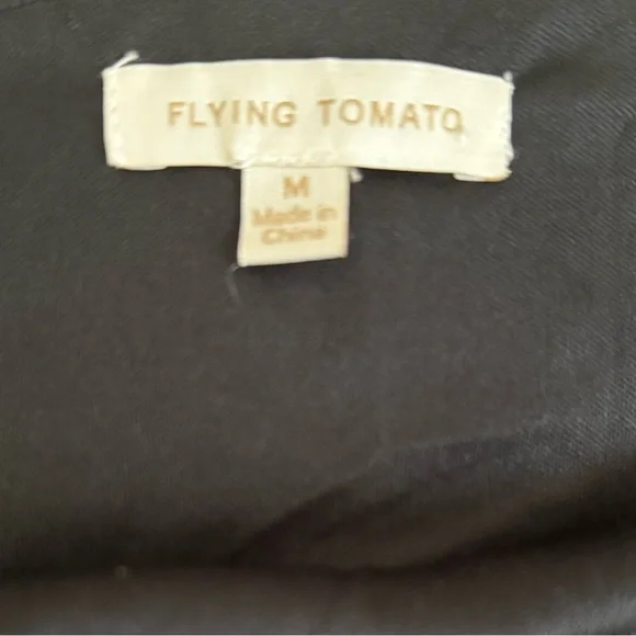 Flying Tomato Black and Multi-Color Sequin Jumpsuit with Flattering Belt - Picture 6 of 7